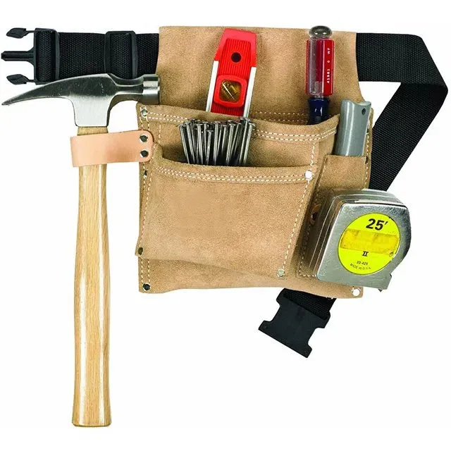 Leathercraft værktøjstaske i ruskind